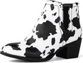 Women's Pull On Ankle Boots The Western Cowboy Cowgirl Boots - Vegan