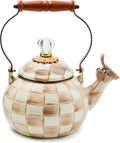 MACKENZIE-CHILDS Enamel Whistling Tea Kettle for Stovetop