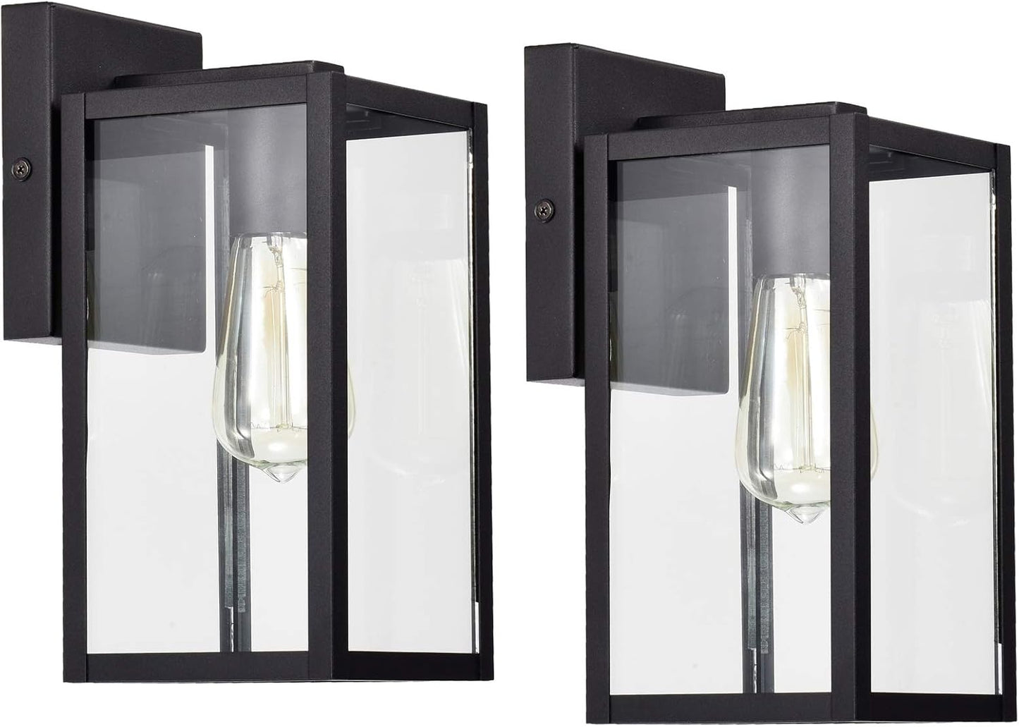 MICSIU Outdoor Light Fixture 2 Pack for House and Yard Use