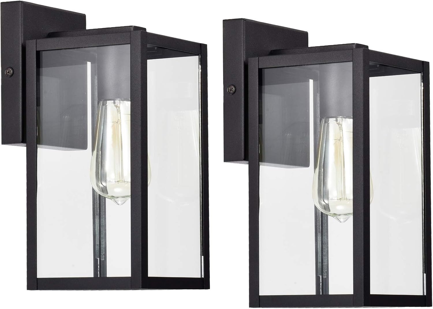 MICSIU Outdoor Light Fixture 2 Pack for House and Yard Use