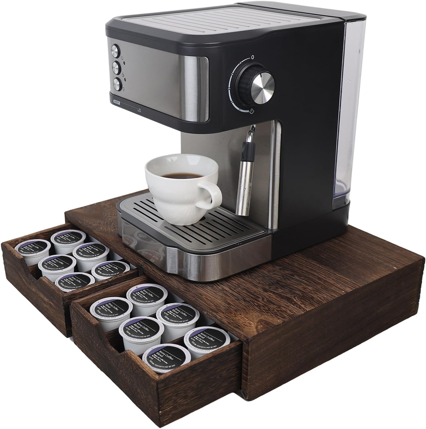 HTB K Cup Holder for 30 Pods - Durable Coffee Pod Organizer