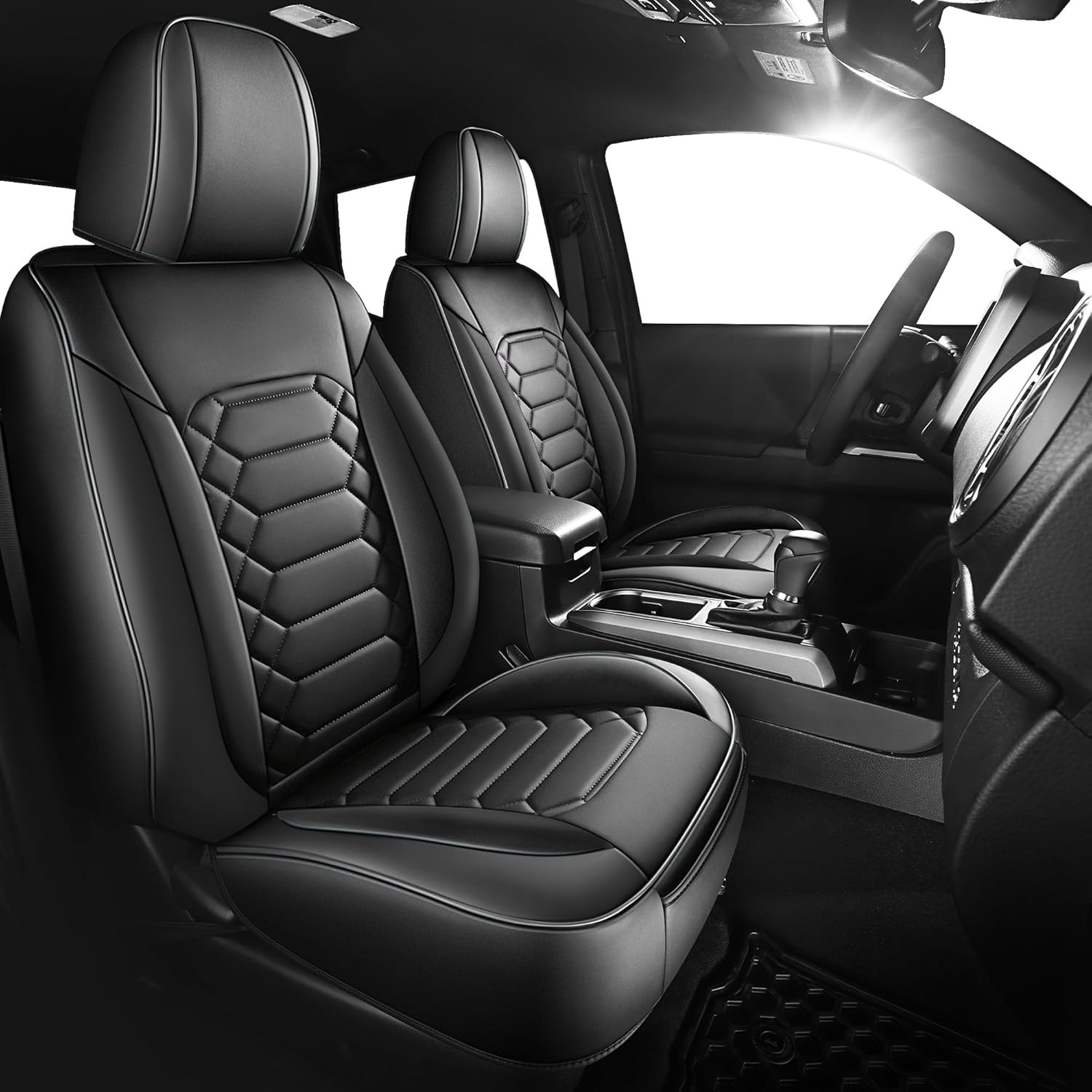FREESOO Tacoma Seat Covers Custom Fit for Toyota Tacoma 2005-2015