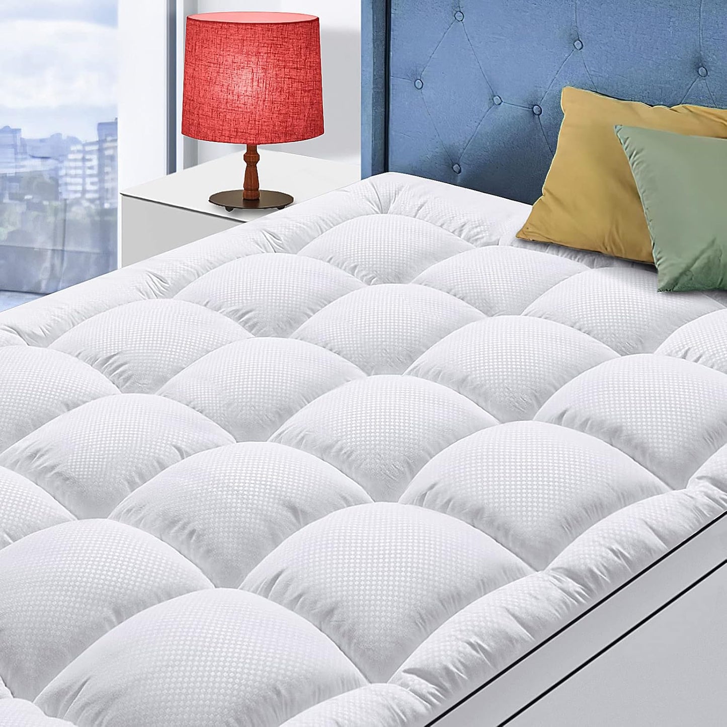 California King Mattress Topper for Back Pain Relief and Comfort