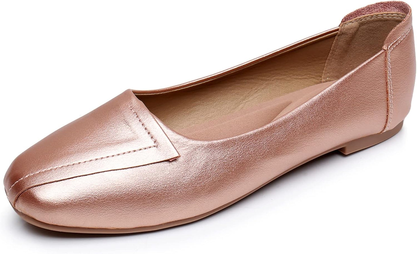 VenusCelia Women's Plain Dance Flat Shoe for Comfort and Style