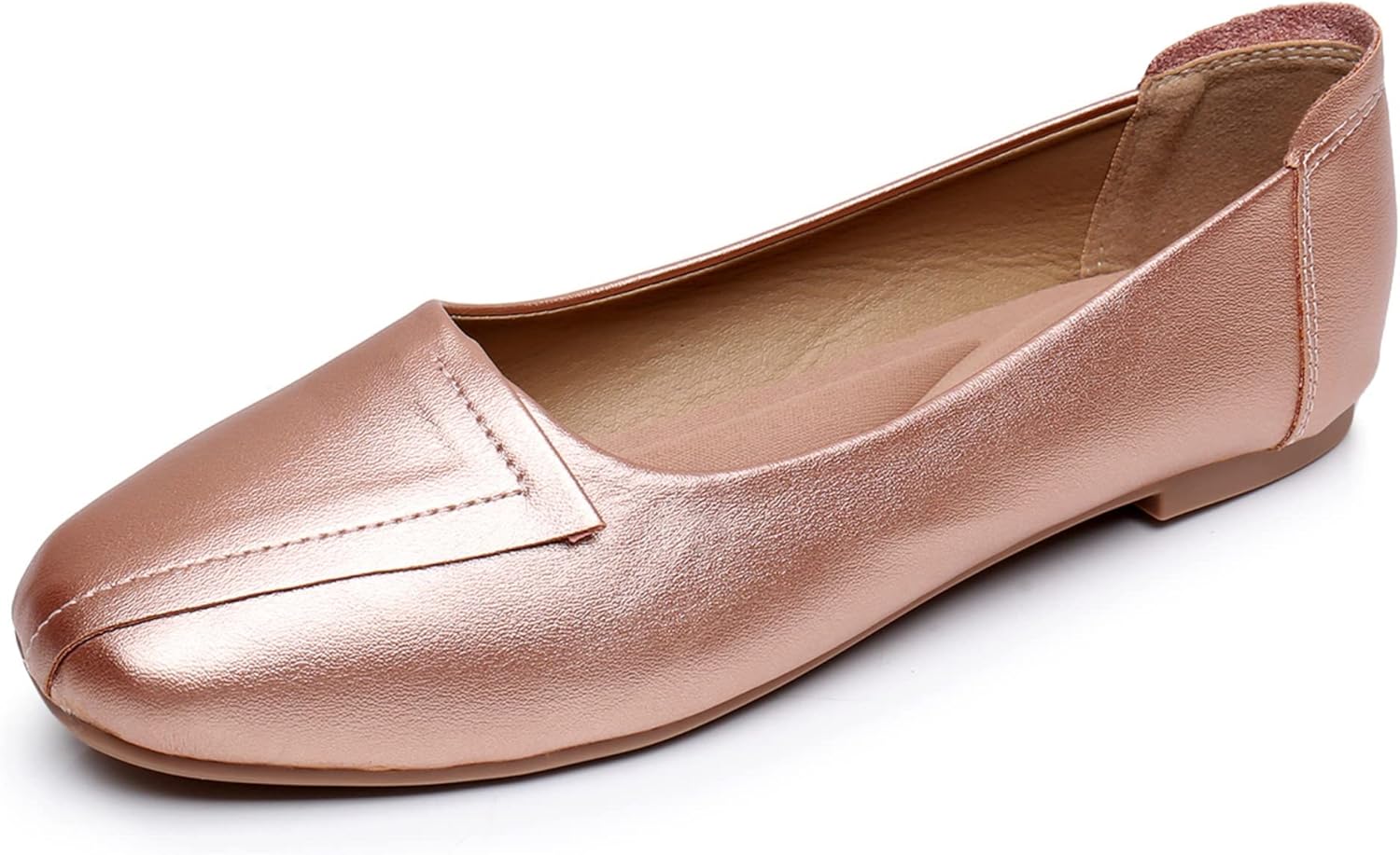 VenusCelia Women's Plain Dance Flat Shoe for Comfort and Style