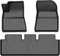 Powerty Floor Mats for Tesla Model 3 Highland - All-Weather TPE Liners