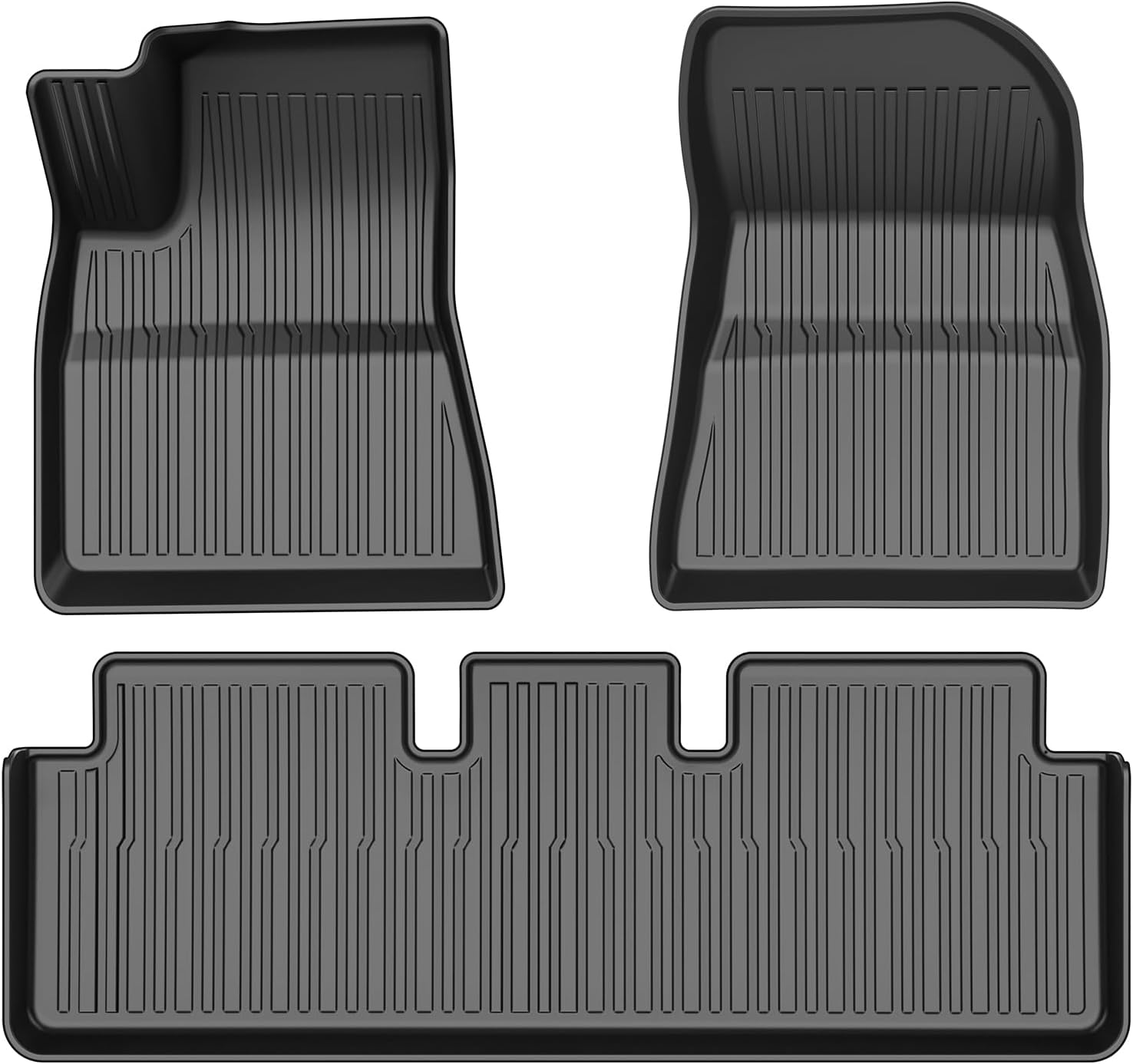 Premium All-Weather Floor Mats for 2024 2025 Tesla Model 3