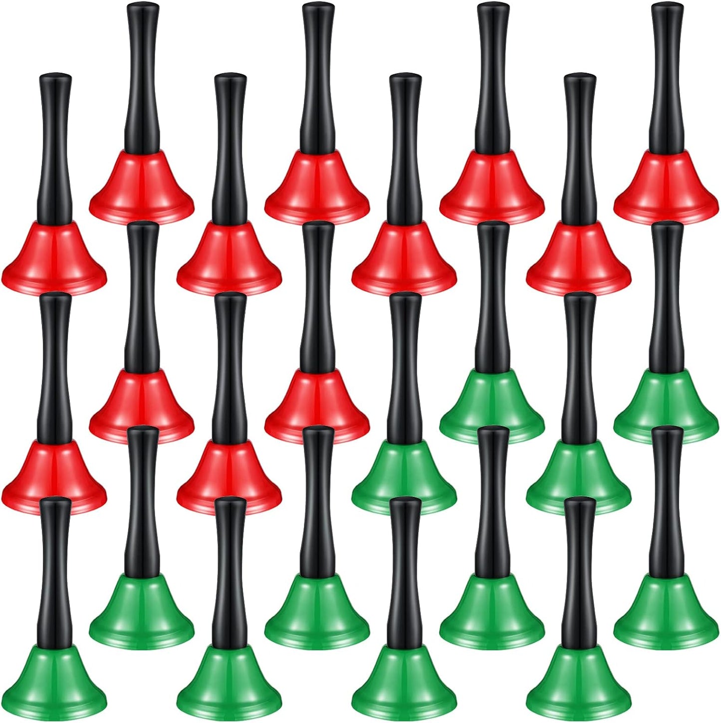 24 Pcs Christmas Hand Bell Set for Kids and Parties Fun