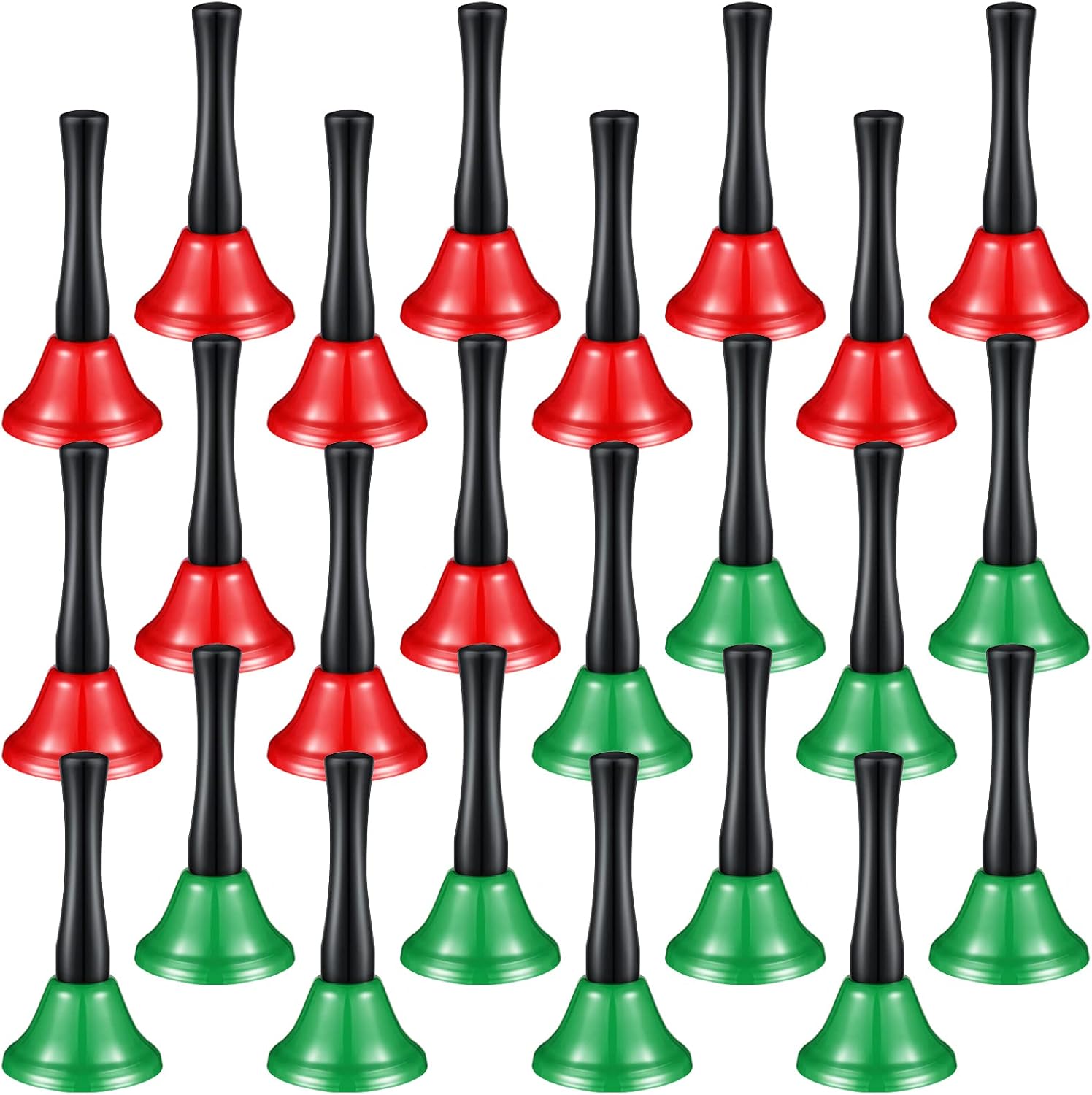 24 Pcs Christmas Hand Bell Set for Kids and Parties Fun