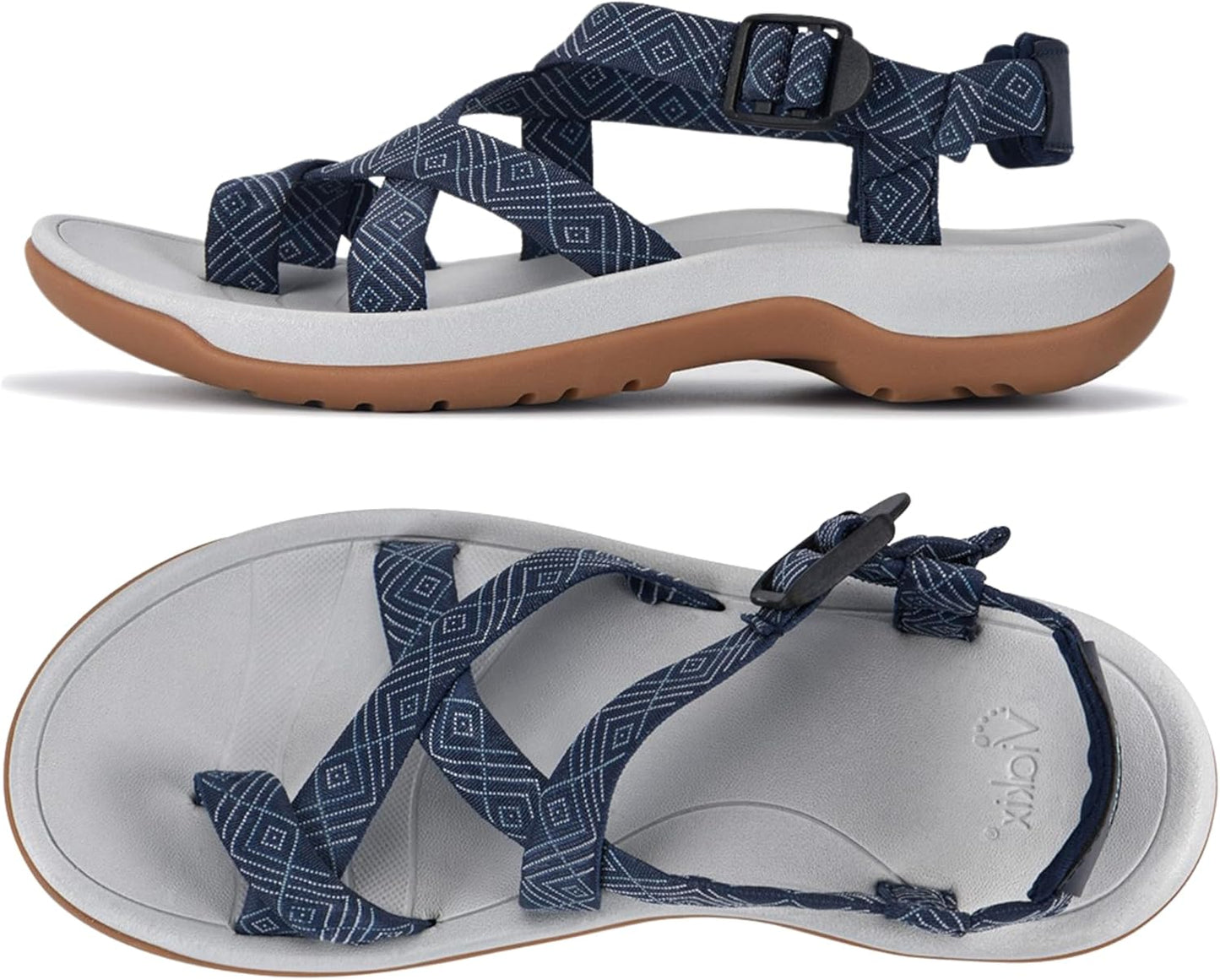 Viakix Womens Walking Sandals: Comfy Stylish Sport Sandals