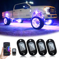 YiLaie RGB LED Rock Lights Underbody Kit - Multicolor Brake Sync
