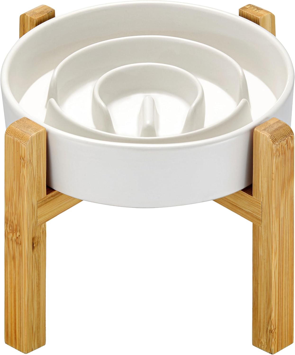 Ceramic Slow Feeder Dog Bowls for Healthy Eating Habits
