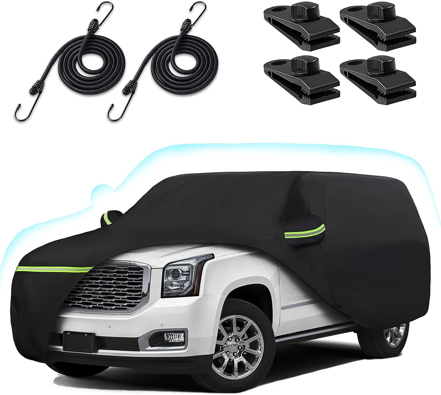 BETERNY 6 Layer Car Cover for Chevy Suburban & GMC Yukon XL