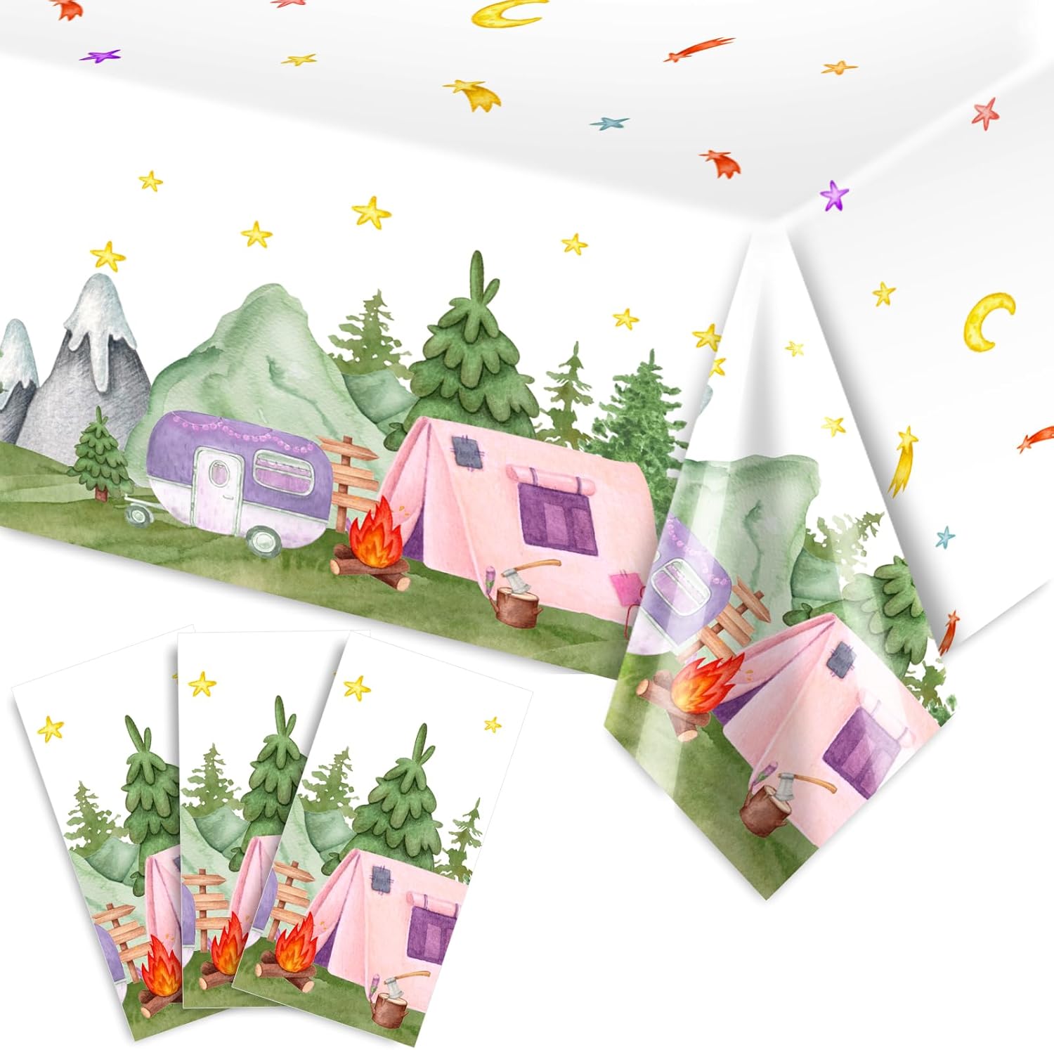 Waterproof Camper Tablecloth Trio