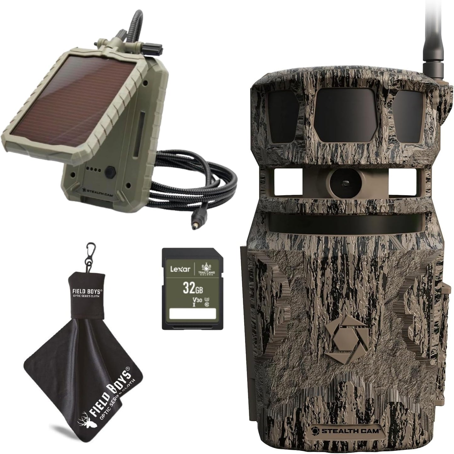 High-Speed Stealth Cam: 40MP Photos, 1440P Video, Quick Trigger, GPS, Solar Panel - Hunting Trail Cam