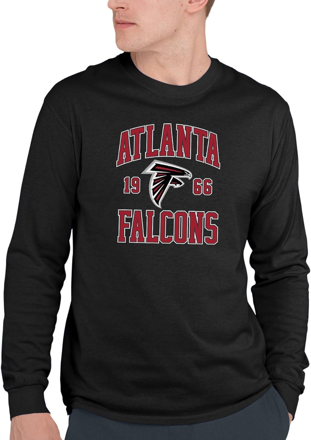 Atlanta Falcons Long Sleeve Fan Tee for Men & Women - Soft Cotton