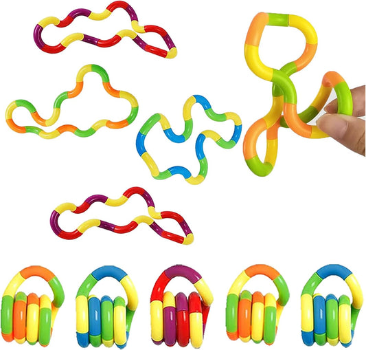 9Pcs Quiet Twisty Fidget Set - Relaxation & Imagination