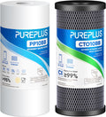PUREPLUS 5 Micron Whole House Water Filter Combo for Clean Water