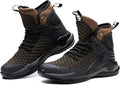 SYLPHID Steel Toe Boots for Men Safety Shoes for Women