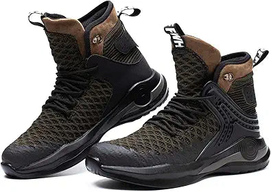 Steel Toe Safety Boots for Men and Women - Slip Resistant Work Shoes
