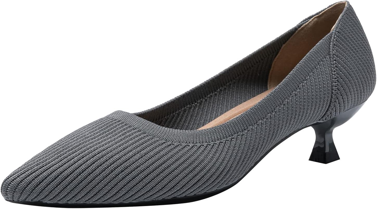 Youngshow Women's Pumps Kitten Heels for Comfort and Style