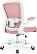 Ergonomic Mesh Office Chair Rose Quartz - High Back Lumbar Support