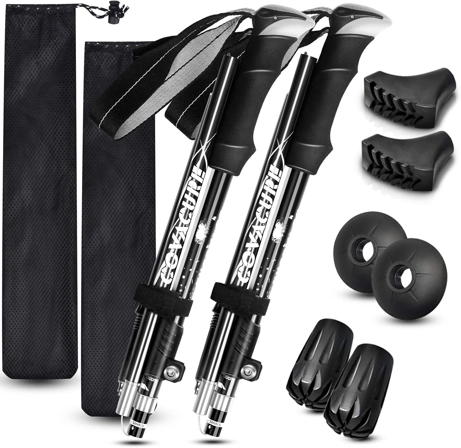 Covacure Ultralight Collapsible Trekking Poles