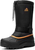 NORTIV 8 Men's Waterproof Winter Snow Boots - Warm, Protective Fit