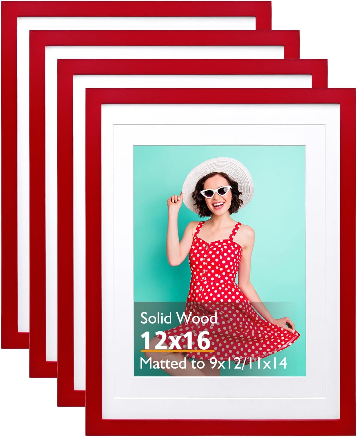 KINLINK 12x16 Picture Frame Set of 4 for Memorable Moments