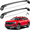 Tuyoung 220lbs Lockable Roof Rack Cross Bars for VW Atlas Cross Sport