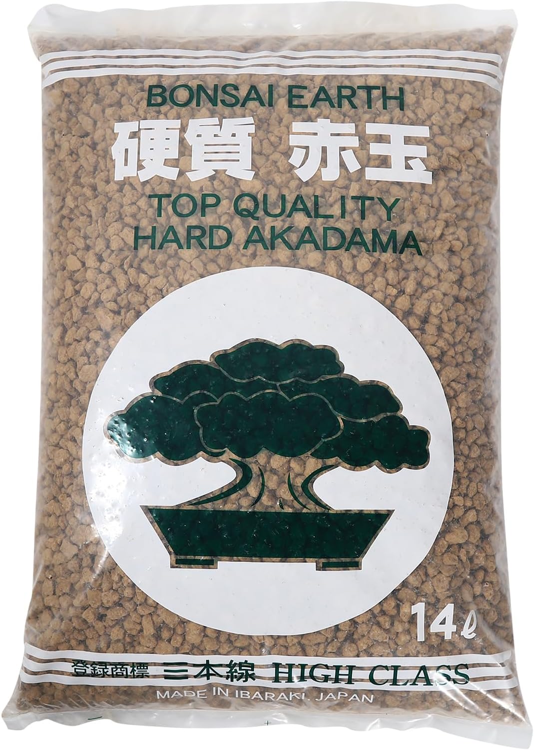 22.5 lb Medium Grain Japanese Super Hard Akadama Bonsai Soil
