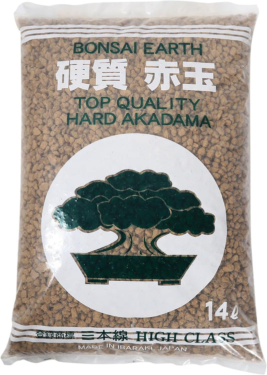 22.5 lb Medium Grain Japanese Super Hard Akadama Bonsai Soil