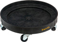 30 and 55 Gallon Drum Dolly Black - 900 lb Capacity Heavy Duty