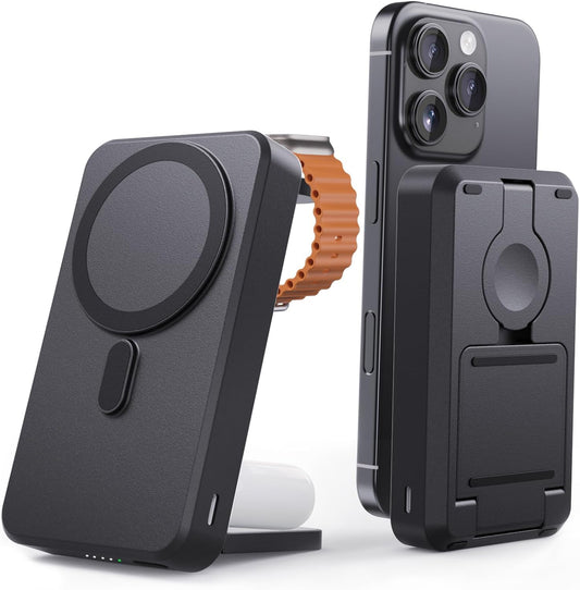 Kysson 3-in-1 Magnetic Charger - Fast Charge Anywhere!
