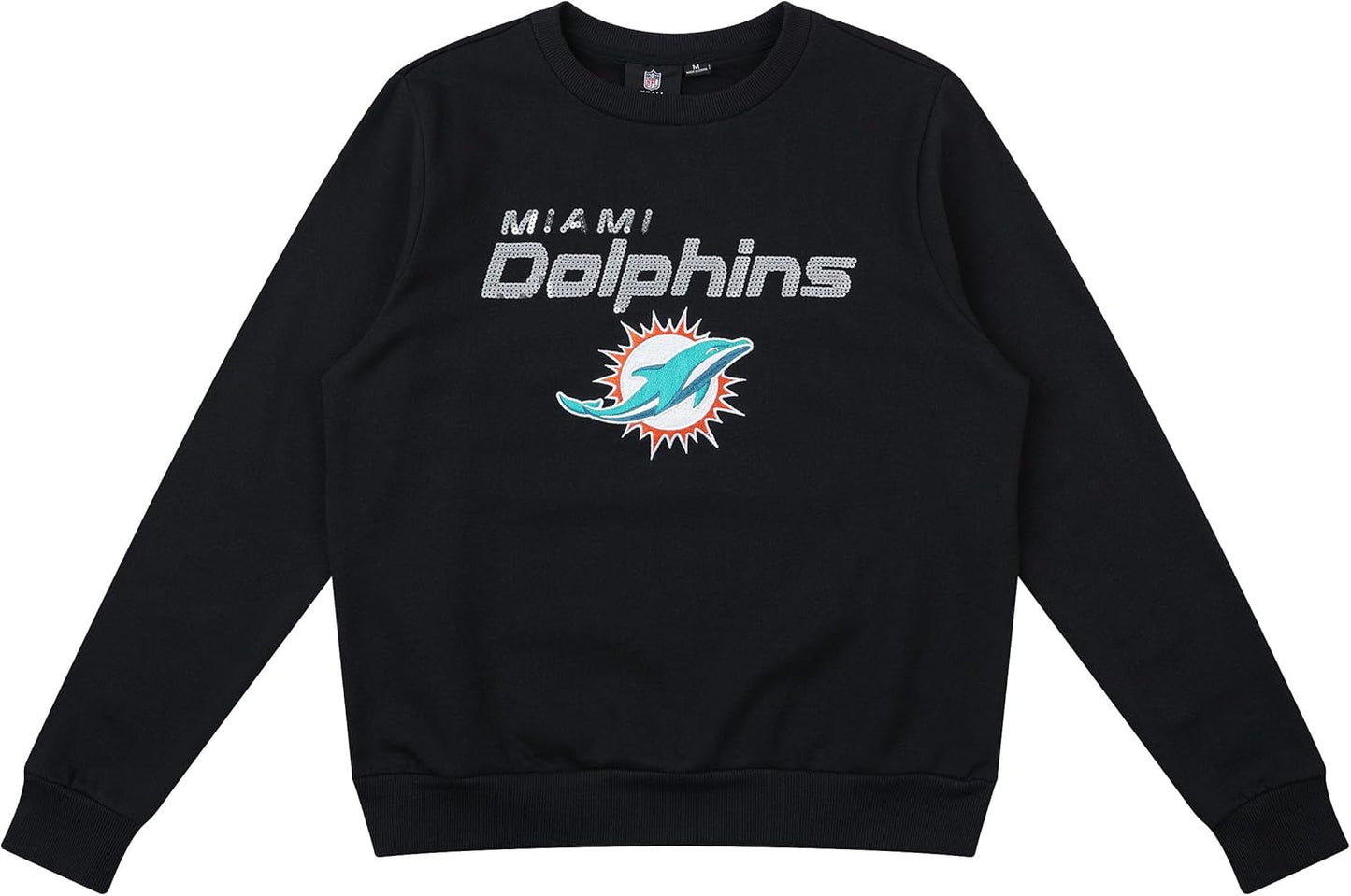 FOCO NFL Women's Sequin Bling Sweatshirt for Stylish Fans