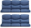 Patio Chair Cushions 6 Pack 22x24/22x26 - Thick Water-Resistant Set