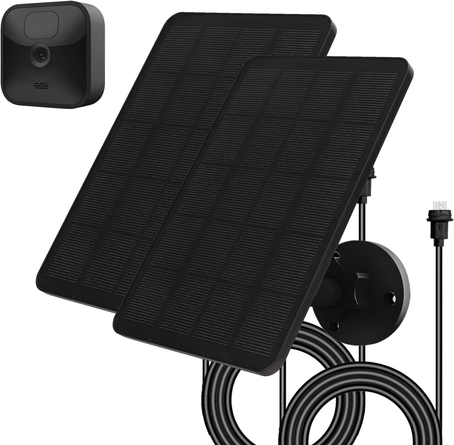 Solar Panel for Blink Camera - Efficient 4W Charger with Mount