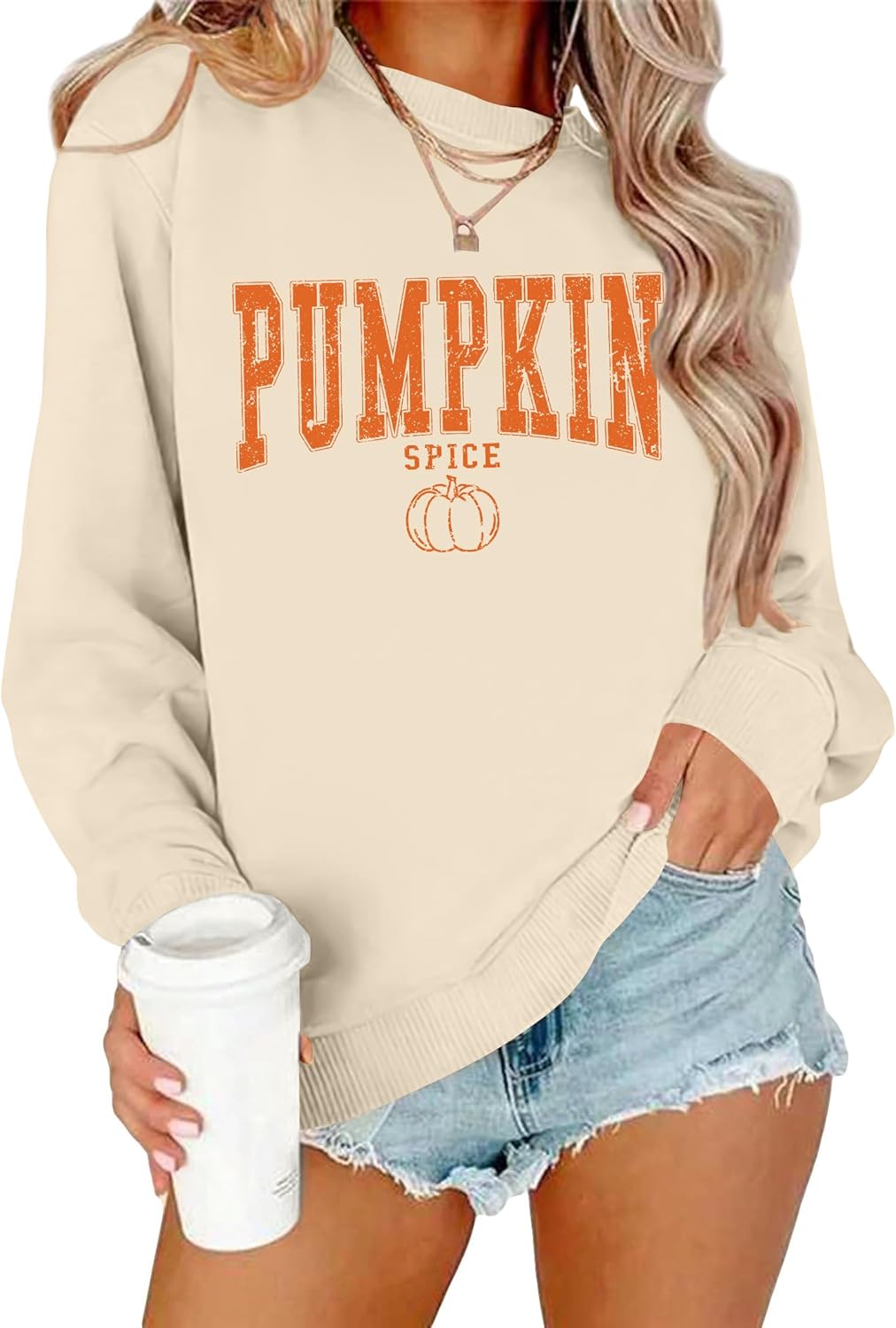 Thanksgiving Pumpkin Sweatshirts for Women - Cute Fall Style