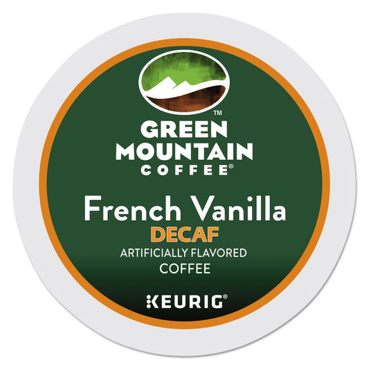 Premium French Vanilla Decaf K-Cup by Green Mountain - 96 Count
