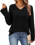 PRETTYGARDEN Womens V Neck Sweaters Fall Trendy 2025 - Cozy