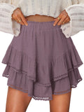 Flowy Skorts for Women Ruffle Tennis Skort High Waisted