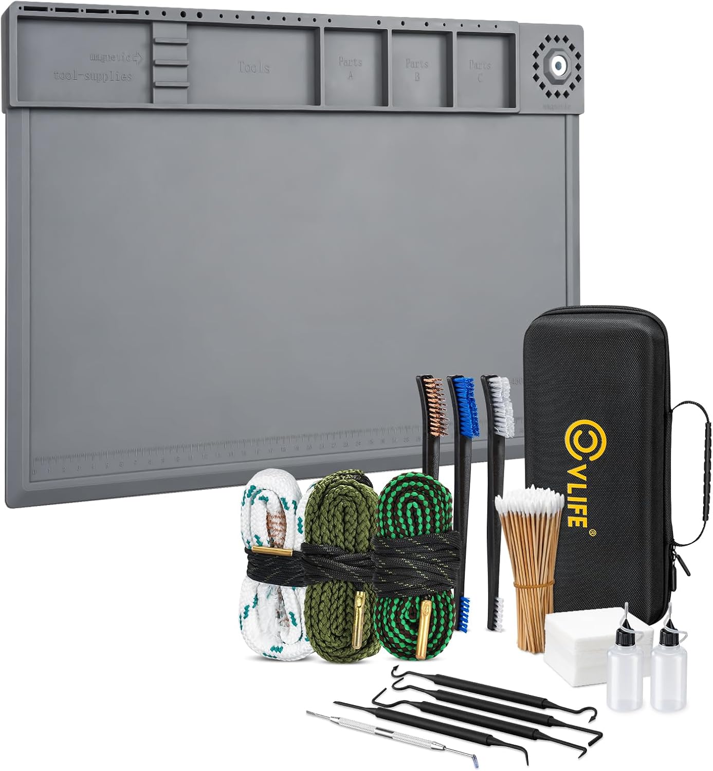 CVLIFE Gun Cleaning Kit for 9mm .223/5.56mm and More