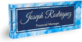 Customized Clear Acrylic 8x3in Desk Name Plate Block - Personalized