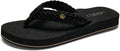 Cobian Women's Sandal Braided Bounce Flip Flop - Cushioned Arch