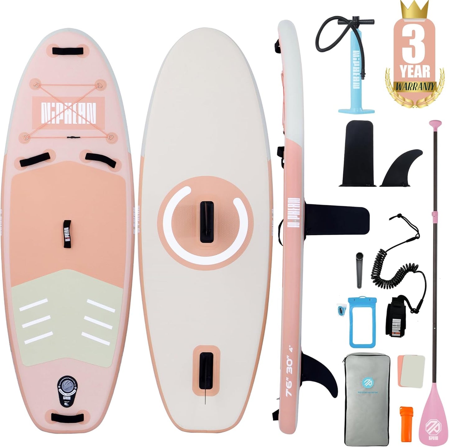 Niphean Inflatable Stand Up Paddle Board for All Skill Levels