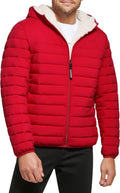 Calvin Klein mens Mid-weight Sherpa Lined Puffer - Warm Everyday Layer
