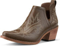 Cowgirl Short Boots for Women Rollda - Chunky Stack Heel Ankle Booties