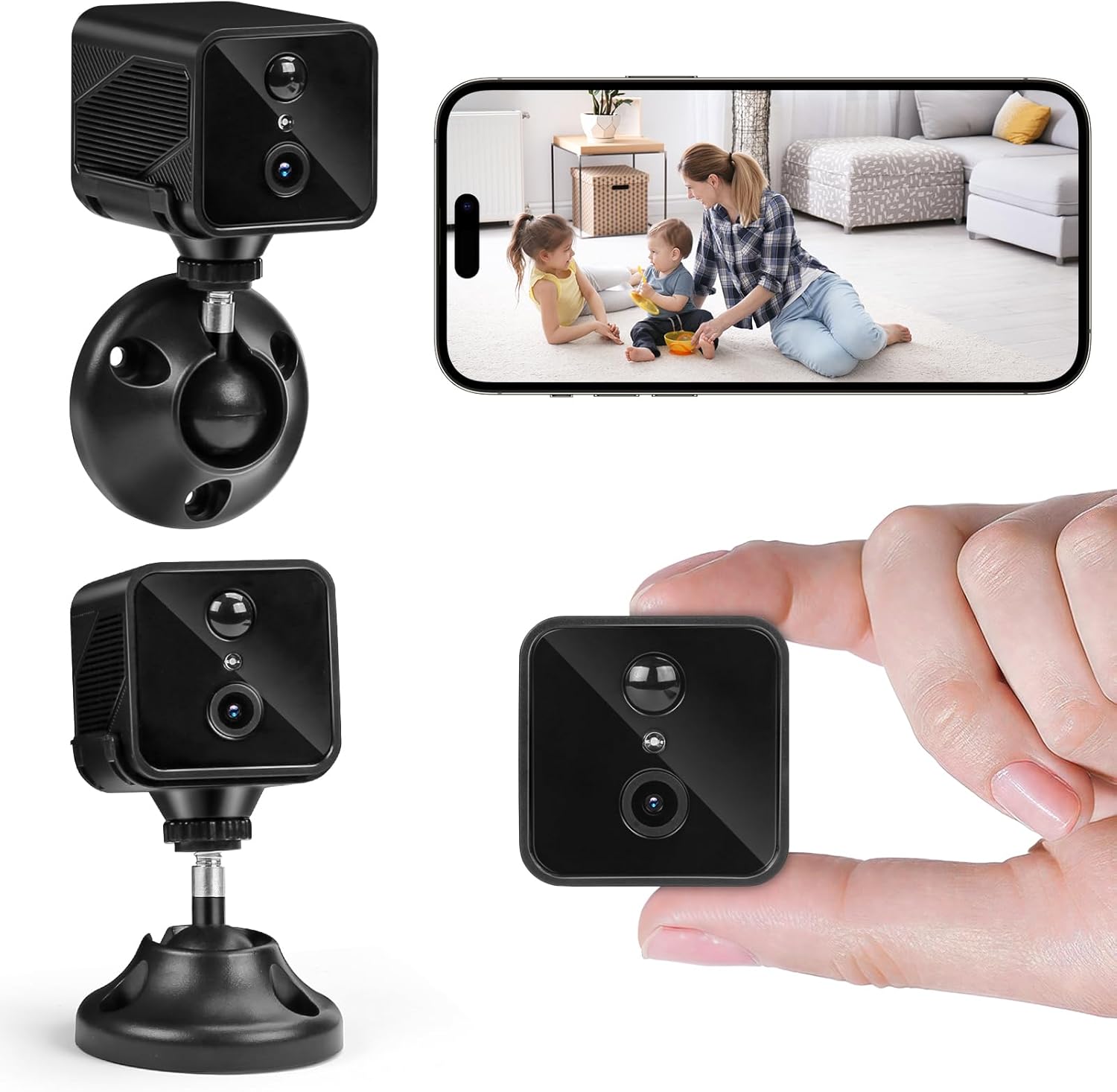 MOARON HD Wireless Baby Monitor - AI Motion Alerts