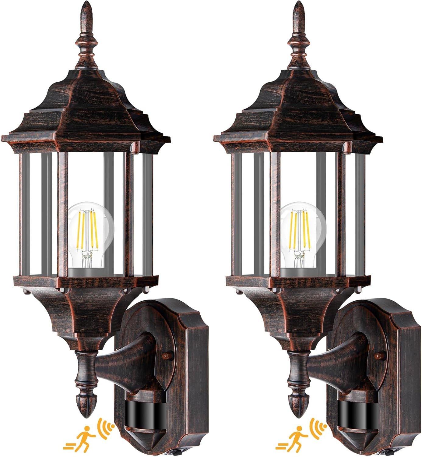 Motion Sensor Outdoor Lights with Dusk to Dawn Functionality