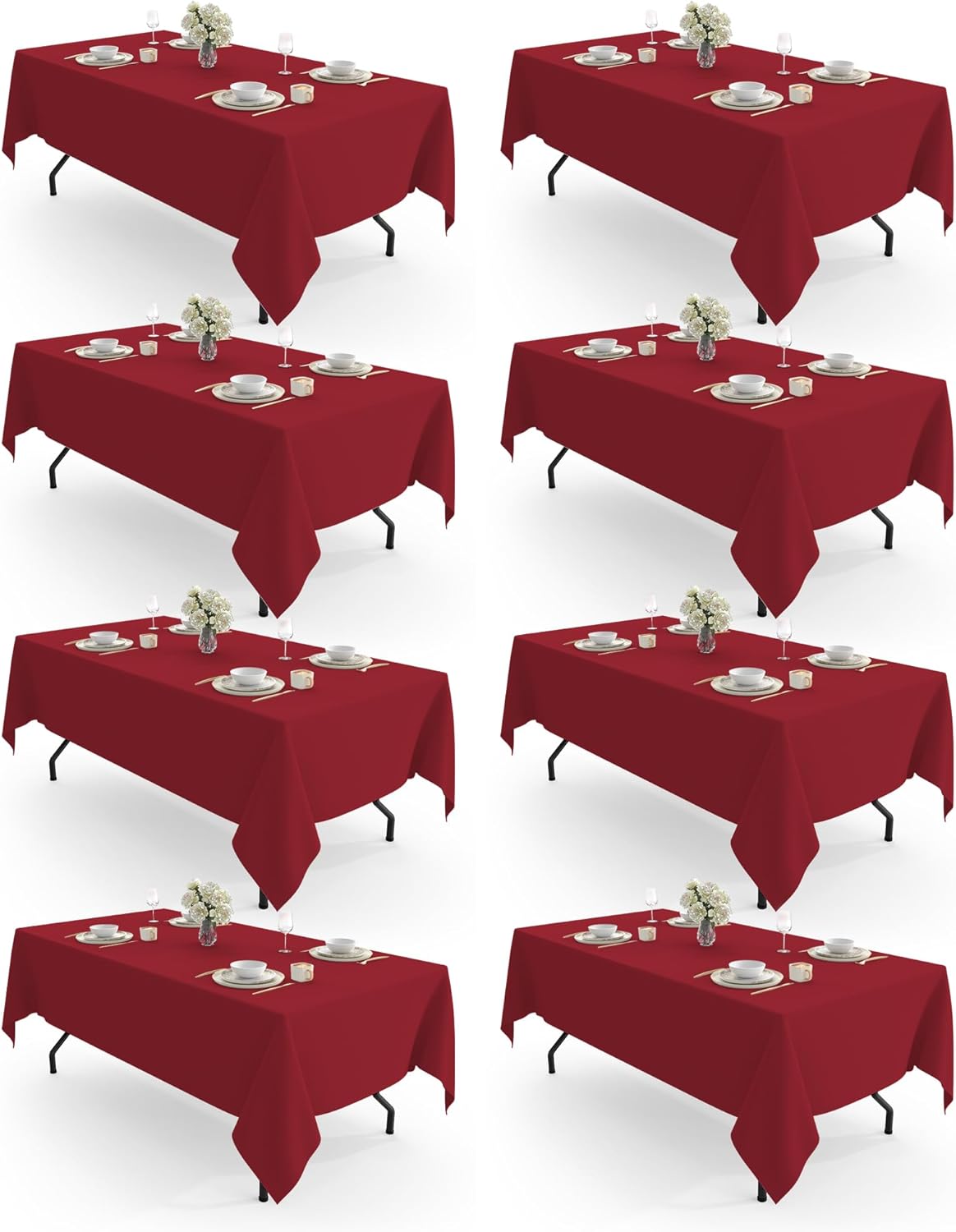 Durable Polyester Tablecloth 60in x 84in for Every Occasion